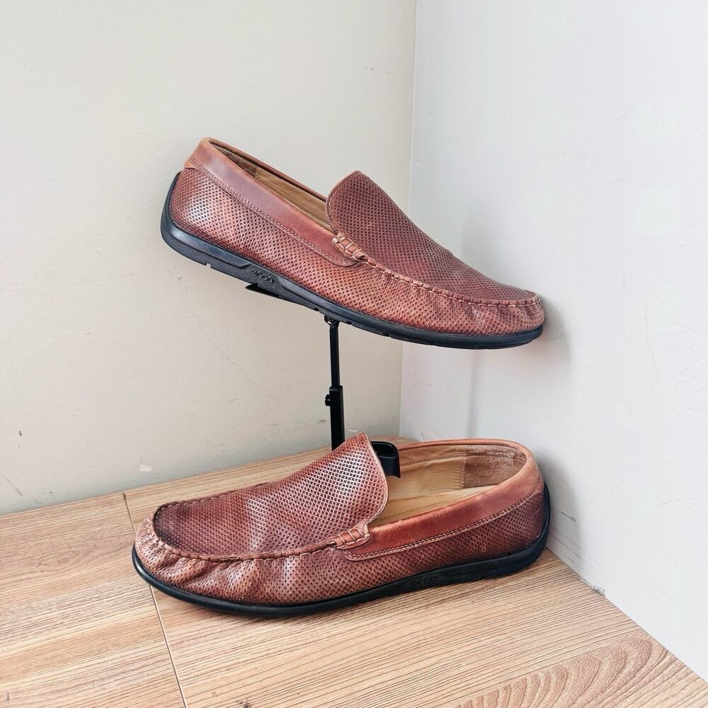 ECCO Men's Classic Moc 2.0 Brown Leather Men’s Size 12